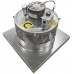 CAPTIVE-AIRE Direct Drive Centrifugal Downblast Roof Mounted Exhaust Fan with Speed Control- 19 Fan Base, 0.060 HP 115 Volt Single Phase Motor (DR-10HFA)