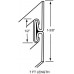 Backsplash Accessories, Stainless Steel Wall Divider Bars for 1/16" Material- 7ft Long (2 Pack of Divider Bars)