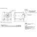 Direct Drive Square Inline Dishwasher Exhaust Fan- (Totally Enclosed Air Over Electronically Commutated Motor) 1.0 HP 115 Volt Single Phase Motor, 900-1800 CFM (SIF13DD-SS)