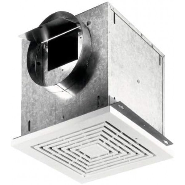 Ceiling or Wall Mount Bathroom Exhaust Fan, High Capacity Quiet Operation Ventilation Fan (CFA100CA)