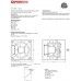 Wall Propeller Direct Drive Fan For Applications Requiring Large Air Volumes. Includes Wall Box with Guard Screen, 1.0 HP 115 Volt Single Phase Motor, 2500-5000 CFM (WP-20)