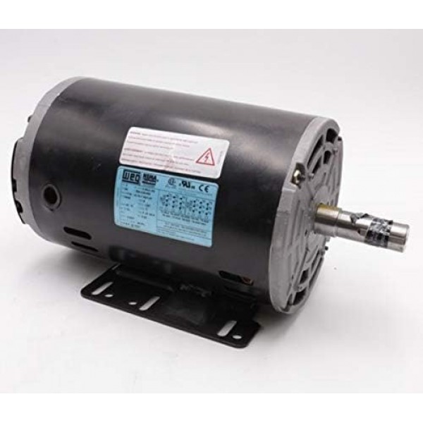 Captive Aire Exhaust/Make Up Air Fan Replacement Motor- 3.00 HP, Three Phase, 208-230/460V, ODP, 1730 RPM