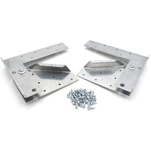 CAPTIVE-AIRE Hinge Kit for Restaurant Canopy Hood Exhaust Fan (Used on Fans with wheels 20” or smaller or Fans with bases of 28” or smaller)