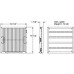 Captrate Solo Stainless Steel Baffle Restaurant Hood Filter, (16 High x 20 Long)