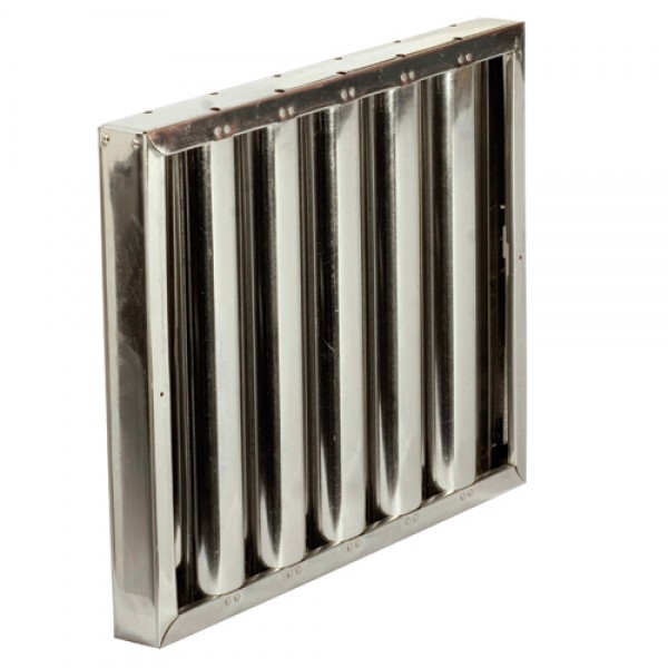 Econ-Air Standard Baffle Filter, Stainless 16 x 16
