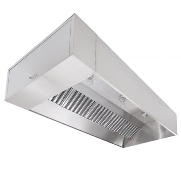 Econ-Air EX-2 Wall Canopy Box Style Kitchen Exhaust Hood, 8