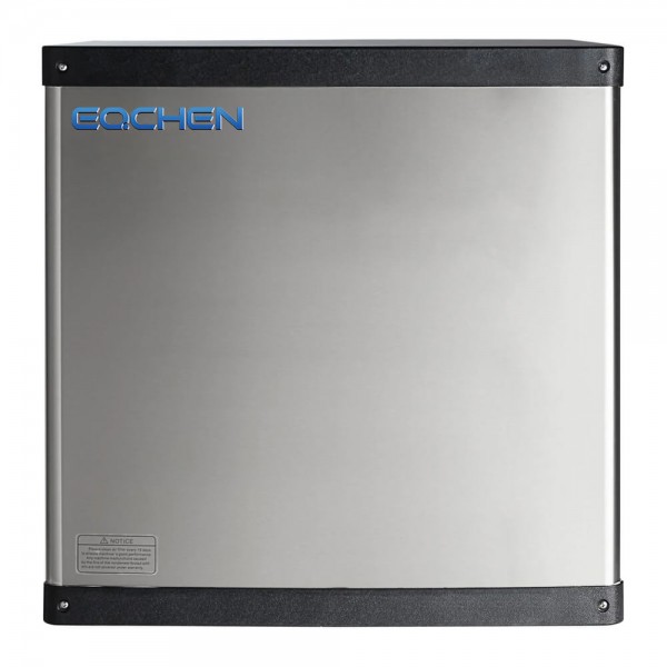 EQCHEN 350 lb Ice Maker Commercial Ice Machine with 230 lb Ice Bin EQSK-350ICEM