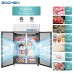 2 Door Commercial Freezer, EQCHEN EQ-48F 48" W Reach in Upright Freezer 36 Cu.ft for Restaurant, Bar, Shop, et