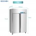 2 Door Commercial Refrigerator, Eqchen EQ-48R 48" W Reach in Fridge 36 Cu.ft Upright Cooler for Restaurant, Bar, Shop, etc