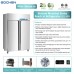 2 Door Reach-In Refrigerator - Top Mount