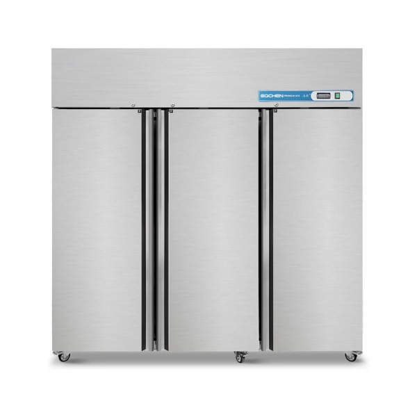 3 Door Commercial Freezer, Eqchen EQ-72F 72" W Reach in Upright Freezer 54 Cu.ft for Restaurant, Bar, Shop, etc