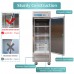 1 Door Commercial Freezer, EQCHEN EQF-23B 27" W Reach in Upright Freezer 23 Cu.ft for Restaurant, Bar, Shop, etc