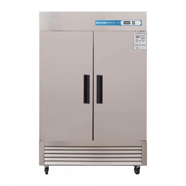 2 Door Commercial Freezer, Eqchen EQF-49B 54" W Reach in Upright Freezer 49 Cu.ft for Restaurant, Bar, Shop, etc