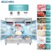 3 Door Commercial Freezer, Eqchen EQF-82B 82" W Reach in Upright Freezer 72 Cu.ft for Restaurant, Bar, Shop, etc