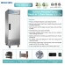 1 Door Commercial Refrigerator, EQCHEN EQR-23B 27" W Reach in Fridge 23 Cu.ft Upright Cooler for Restaurant, Bar, Shop, etc