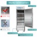 1 Door Commercial Refrigerator, EQCHEN EQR-23B 27" W Reach in Fridge 23 Cu.ft Upright Cooler for Restaurant, Bar, Shop, etc