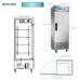 1 Door Commercial Refrigerator, EQCHEN EQR-23B 27" W Reach in Fridge 23 Cu.ft Upright Cooler for Restaurant, Bar, Shop, etc