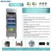 1 Glass Door Commercial Refrigerator, Eqchen EQR-23BG 27" W Reach in Fridge 23 Cu.ft Upright Cooler for Restaurant, Bar, Shop, etc