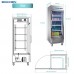 1 Glass Door Reach-In Refrigerator