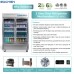 2 Glass Door Commercial Refrigerator, Eqchen EQR-49BG 54" W Reach in Fridge 49 Cu.ft Upright Cooler for Restaurant, Bar, Shop, etc