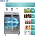 2 Glass Door Commercial Refrigerator, Eqchen EQR-49BG 54" W Reach in Fridge 49 Cu.ft Upright Cooler for Restaurant, Bar, Shop, etc