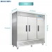 3 Door Commercial Refrigerator, EqchenEQR-82B 82" W Reach in Fridge 72 Cu.ft Upright Cooler for Restaurant, Bar, Shop, etc