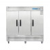 3 Door Commercial Refrigerator, EqchenEQR-82B 82" W Reach in Fridge 72 Cu.ft Upright Cooler for Restaurant, Bar, Shop, etc