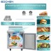 Sandwich Prep Table Refrigerator, EQCHEN 27" 1 Door Salad Sandwich Prep Table. EQCHEN Sandwich Prep Table Refrigerator