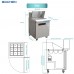 Sandwich Prep Table Refrigerator, EQCHEN 27" 1 Door Mega Top Salad Sandwich Prep Table. EQCHEN Mega Top