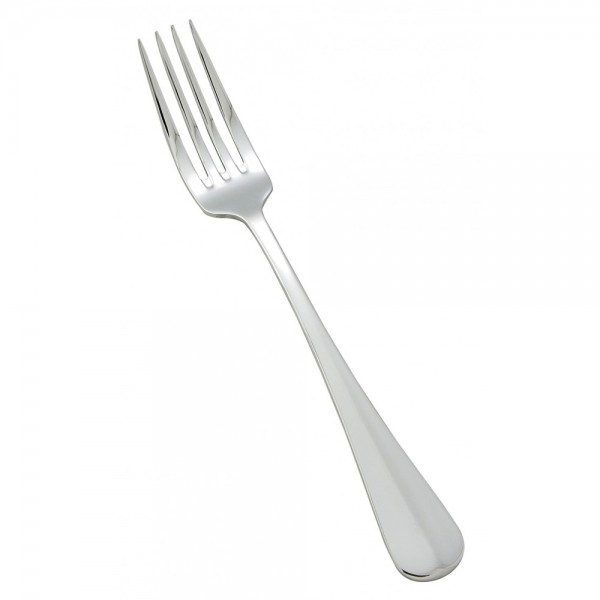 Winco 0034-11 8-1/4 Stanford Flatware Stainless Steel European Size Table Fork