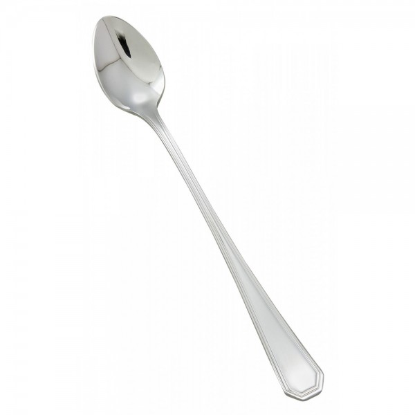 Winco 0035-02 7-1/2 Victoria Flatware Stainless Steel Iced Tea Spoon