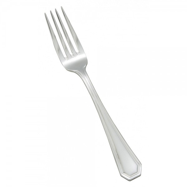 Winco 0035-05 7-1/4 Victoria Flatware Stainless Steel Dinner Fork