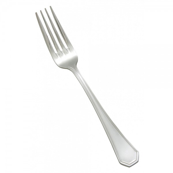 Winco 0035-11 8-1/4 Victoria Flatware Stainless Steel European Size Table Fork