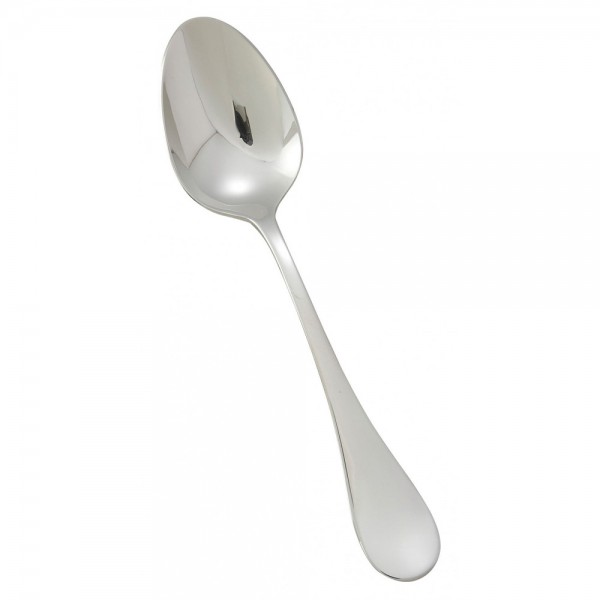 Winco 0037-03 7-3/8 Venice Flatware Stainless Steel Dinner Spoon