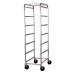 Winco ABBC-6 Aluminum 6 Tier Bus Box Cart