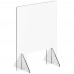 Winco ACSS-2432W Countertop Safety Shield with Window, 32 x 24