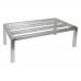 Winco ADRK-2060 60 Aluminum Dunnage Rack with 12 Height - 1200 lbs. Capacity