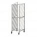 Winco ALZK-20BK 20 Tier Nesting Full Height Bun / Sheet Pan Rack with Brake
