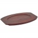 Winco APL-12UL Oval 12 Wood Sizzler Platter Underliner For APL-12