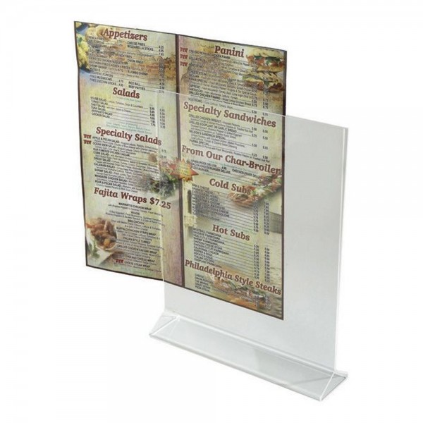 Winco ATCH-811 Acrylic Menu Card Holder, 8 x 11 Winco ATCH-811 Acrylic Menu Card Holder, 8 x 11
