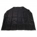 Winco BA-LA Black Latex Bib Apron, 37 x 44-1/2