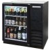 Beverage-Air BB36HC-1-G-B 36 Black Glass Door Back Bar Refrigerator