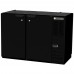 Beverage Air BB48HC-1-F-PT-S 48 Pass-Thru Stainless Steel Two Solid Door Food Rated Back Bar Refrigerator