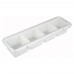 Winco BC-4P 4 Compartment Bar Condiment Tray