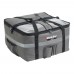 Winco BGCB-2212 WinGo Bag Insulated Food Delivery Bag - 22W x 22D x 12H, Polyester, Gray