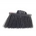 Winco BRAU-9K Angled Broom Head with Black Unflagged Bristles