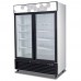 Migali C-49FM-HCE 54" Double Glass Swing Door Merchandiser Freezer - 49 Cu. Ft.