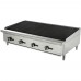 Migali C-CR48 48 Gas Countertop Manual Control Char-Rock Broiler - 140,000 BTU