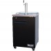 Migali C-DD23-1-HC 24" Refrigerated One Tap Direct Draw Beer Dispenser - (1) 1/2 Keg Capacity