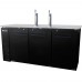 Migali C-DD72-3-HC 72 Refrigerated Two Tap Direct Draw Beer Dispenser  - (3) 1/2 Keg Capacity